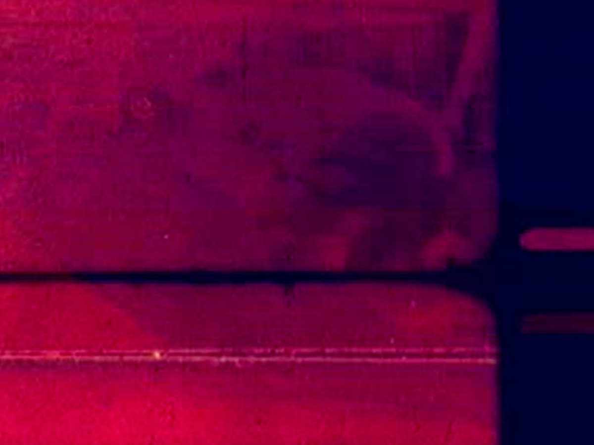 Image de pellicule rouge et bleue